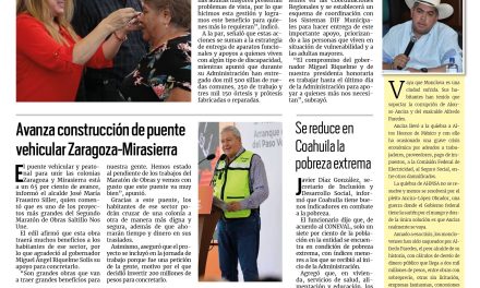 Portada RCG Media [16 de octubre de 2023] Otorga DIF Coahuila 10 mil lentes para la presbicia; avanza construcción de puente vehicular Zaragoza-Mirasierra y más…