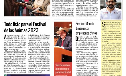 Portada RCG Media [25 de octubre de 2023] ‘Garantizamos las condiciones de seguridad en Coahuila’; todo listo para el Festival de las Ánimas 2023 y más…