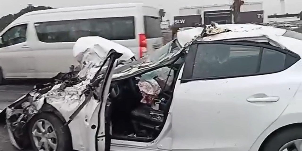Accidentes en la Saltillo-Monterrey generan daños materiales y caos vehicular