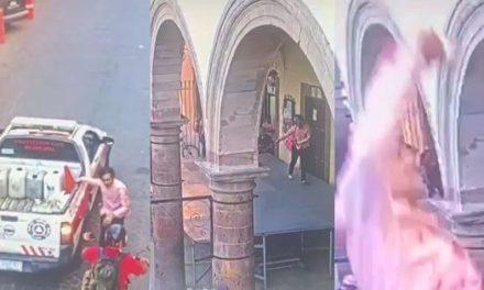 Video: Regidor de Salvatierra, Guanajuato se avienta desde el balcón de la presidencia municipal
