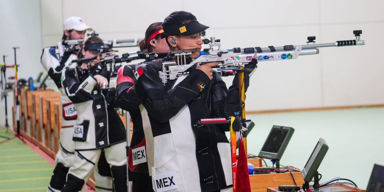 ¡Otra para Coahuila! Edson Ramírez se cuelga la plata en rifle de aire deportivo mixto en Panamericanos