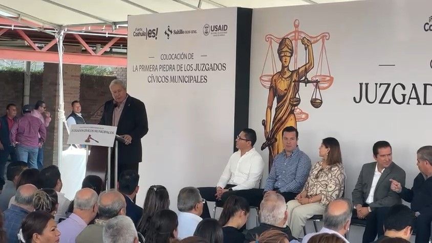 Inician construcción de juzgados cívicos municipales