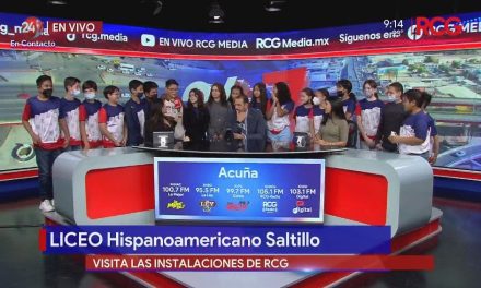 Alumnos del Liceo Hispanoamericano de Saltillo visitaron RCG Media