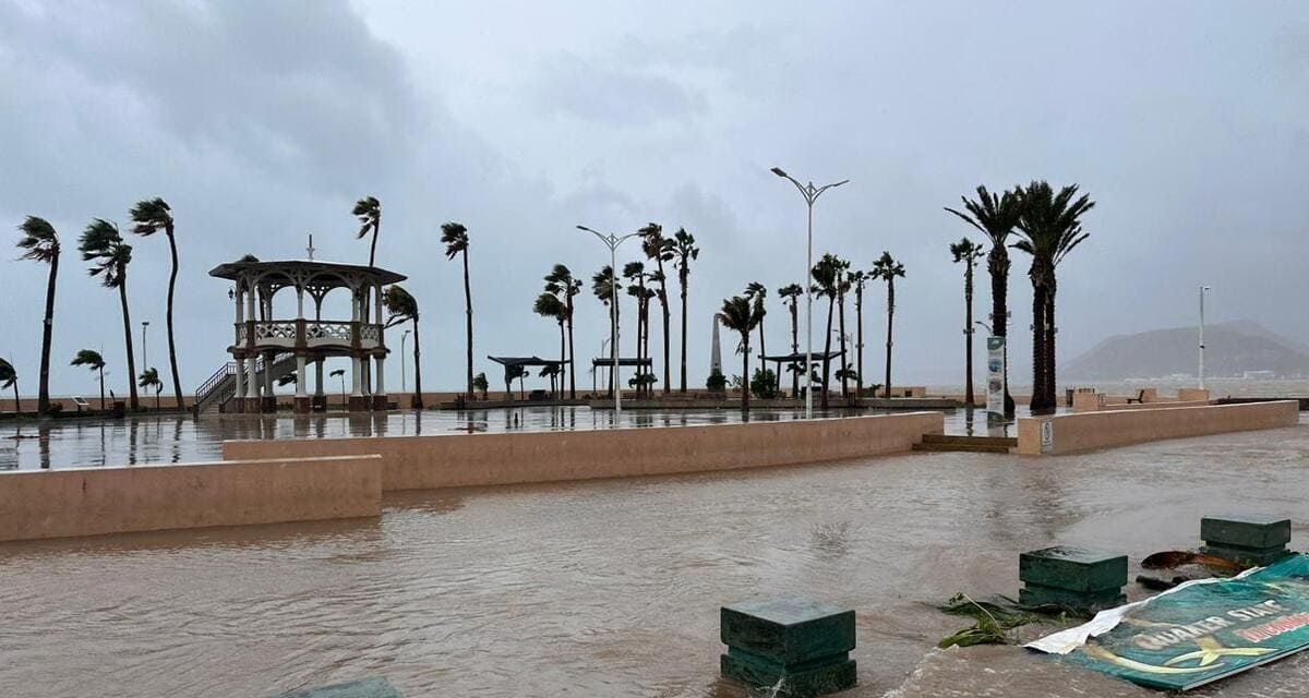Tormenta tropical Norma deja un adolescente sin vida y embarcaciones siniestradas en Baja California