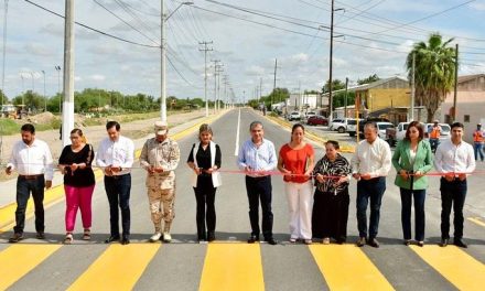 Entregan obras de pavimento en Piedras Negras