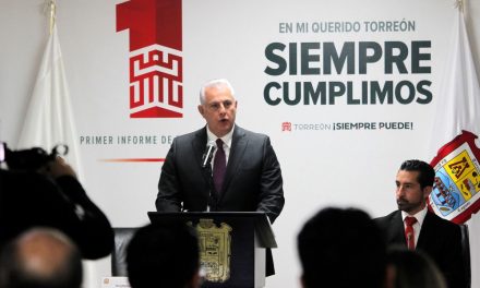 Torreón: El 11 de diciembre rendirá Segundo Informe de Resultados