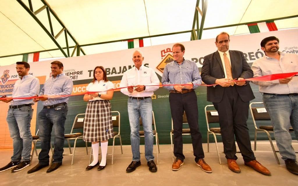Más de 900 alumnos favorecidos con nueva techumbre en Torreón