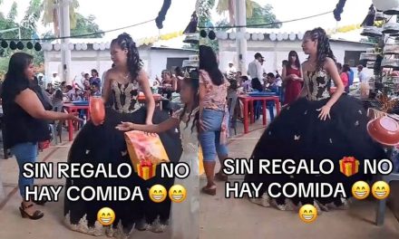 Quinceañera se pone estricta en su fiesta y se hace viral…, ‘Sin regalo no hay comida’