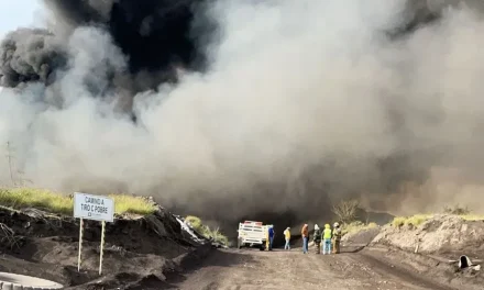 Señalan a presunto implicado de incendio en patios de AHMSA