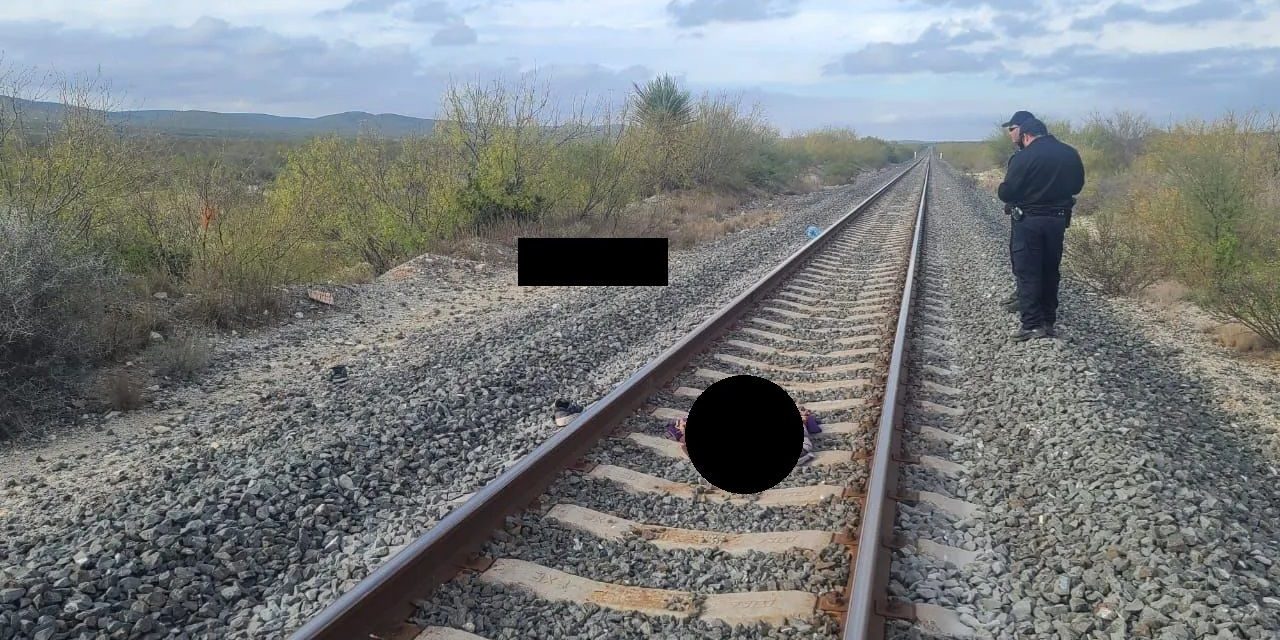 Encuentran cadáver en las vías de Sabinas