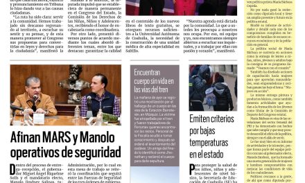Portada RCG Carbonífera [23 de noviembre de 2023] Presenta María Bárbara Cepeda informe legislativo y de gestión; inauguran Feria Empresarial y más…
