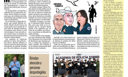 Portada RCG Centro [28 de noviembre de 2023] El PAN está fundido en Monclova; crecen fraudes en trámites de visas y más…