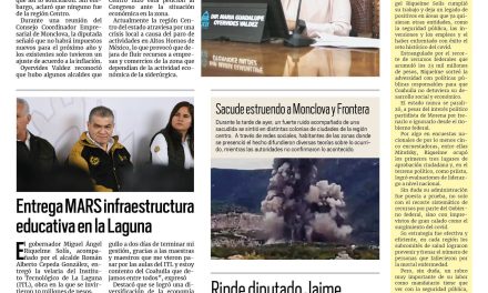 Portada RCG Centro [29 de noviembre de 2023] Rechaza Congreso creación de impuestos; anuncian Feria del Empleo y más…
