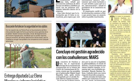 Portada RCG Centro [30 de noviembre de 2023] Trasciende inicio de actividades en AHMSA; derrumbe causa la muerte de un albañil y más…