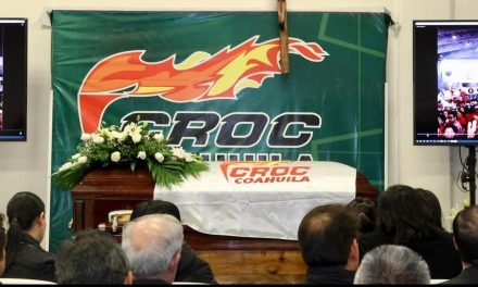 Despiden a Mario Enrique Morales, le hicieron un homenaje de cuerpo presente en la CROC