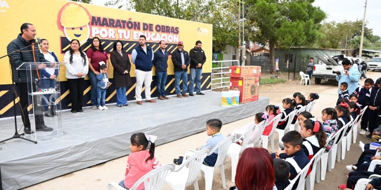 Colocan malla ciclónica en Jardín de Niños