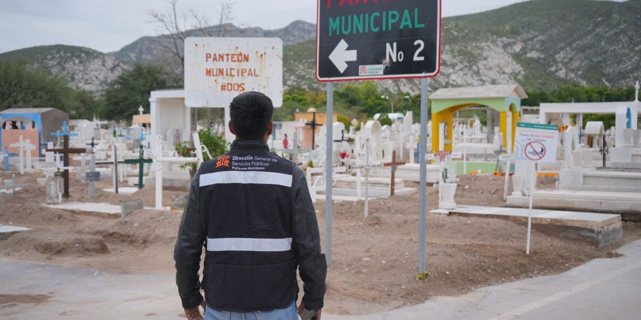 Realizan operativo en panteones en Torreón