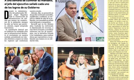 Portada RCG Media [24 de noviembre de 2023] ‘Infraestructura de calidad detonó el desarrollo del estado’; respalda Saltillo salud de la niñez y más…