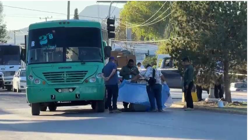 Saltillo: ruta urbana arrolla y mata a adulto mayor
