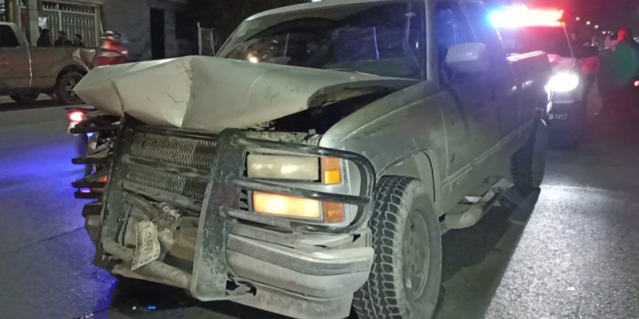 Ebrio causó un choque múltiple en Saltillo