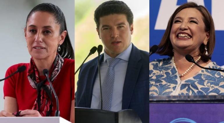 Arrancan las precampañas de Sheinbaum, Xóchitl Gálvez y Samuel García