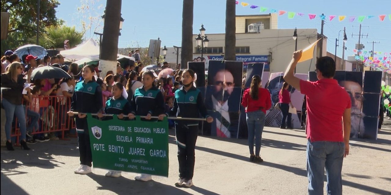 Ramos Arizpe realizó desfile conmemorativo