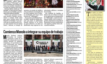 Portada RCG Carbonífera [3 de diciembre de 2023] Enciende Manolo ‘Villamagia’ en las cinco regiones; Alerta en Múzquiz por alza de detenidos por violencia familiar y más…