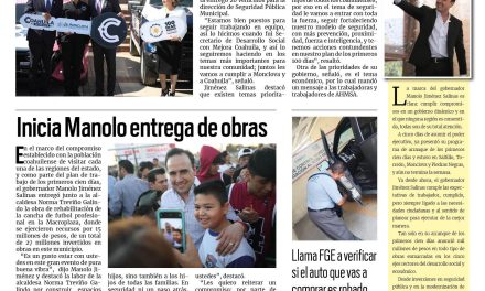 Portada RCG Centro [6 de diciembre de 2023] ‘Todo el apoyo para Monclova’; Ancira convoca a Asamblea General Ordinaria y más…