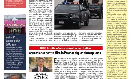Portada RCG Centro [16 de diciembre de 2023] Secretario de Seguridad Pública fortalece alianzas en gira estatal; reducen desperdicio de agua en Monclova y Frontera y más…