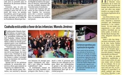 Portada RCG Fronteriza [23 de diciembre de 2023] Activan tres módulos de registro para 65 y más y anuncian fechas de atención; aprueban instalación de módulo adicional de recaudación de rentas y más…