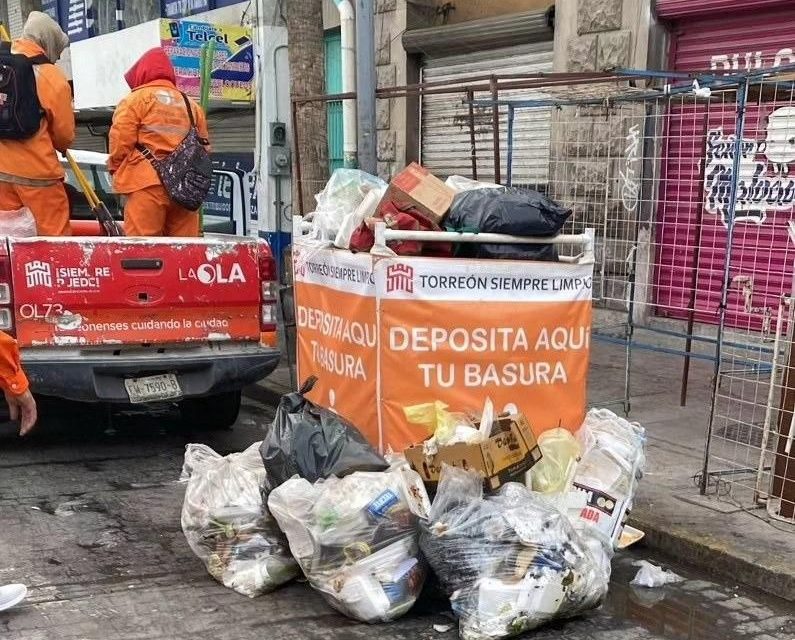 Recolecta La Ola de 1 a 3 toneladas de basura en Torreón