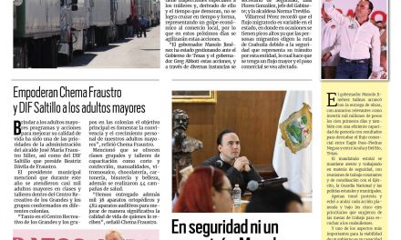 Portada RCG Media [10 de diciembre de 2023] Retira Texas inspecciones a tráileres en la frontera con Coahuila; En seguridad ni un paso atrás: Manolo y más…