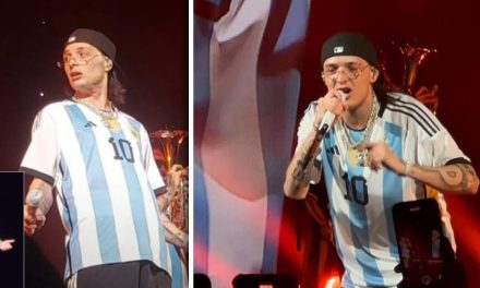 Peso Pluma desata polémica en su primer concierto en Argentina