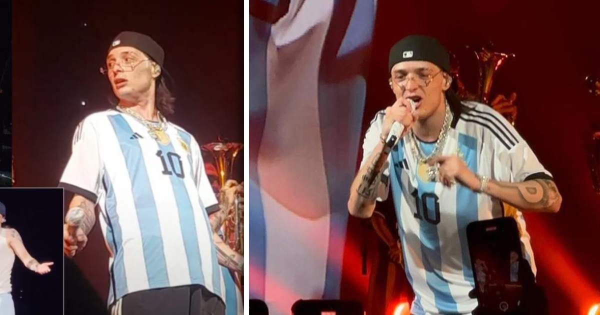 Peso Pluma desata polémica en su primer concierto en Argentina