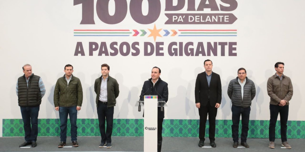 ‘Arrancamos con todo, 100 días pa’delante’