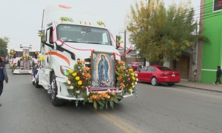 Agradecen transportistas por salud y trabajo en peregrinación a la Virgen de Guadalupe