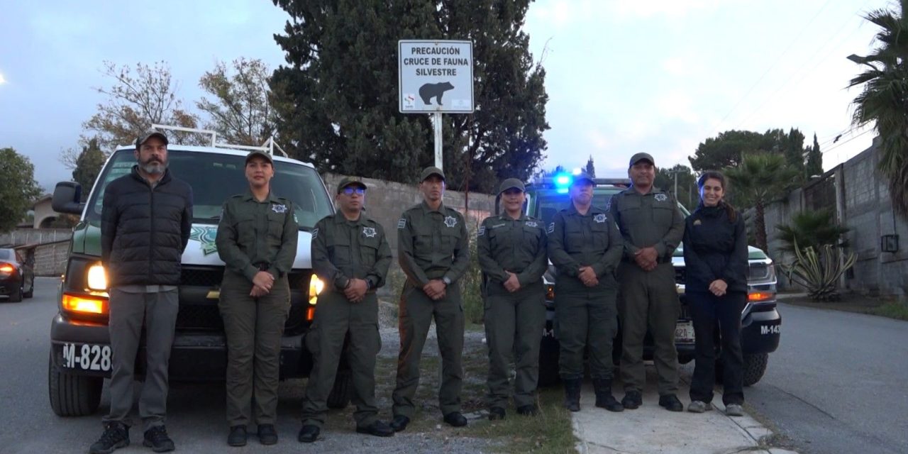 Coloca Policía Ambiental de Saltillo señalamientos para preservar osos