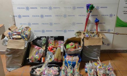 Decomisan 150 kilos de pirotecnia en Ramos Arizpe