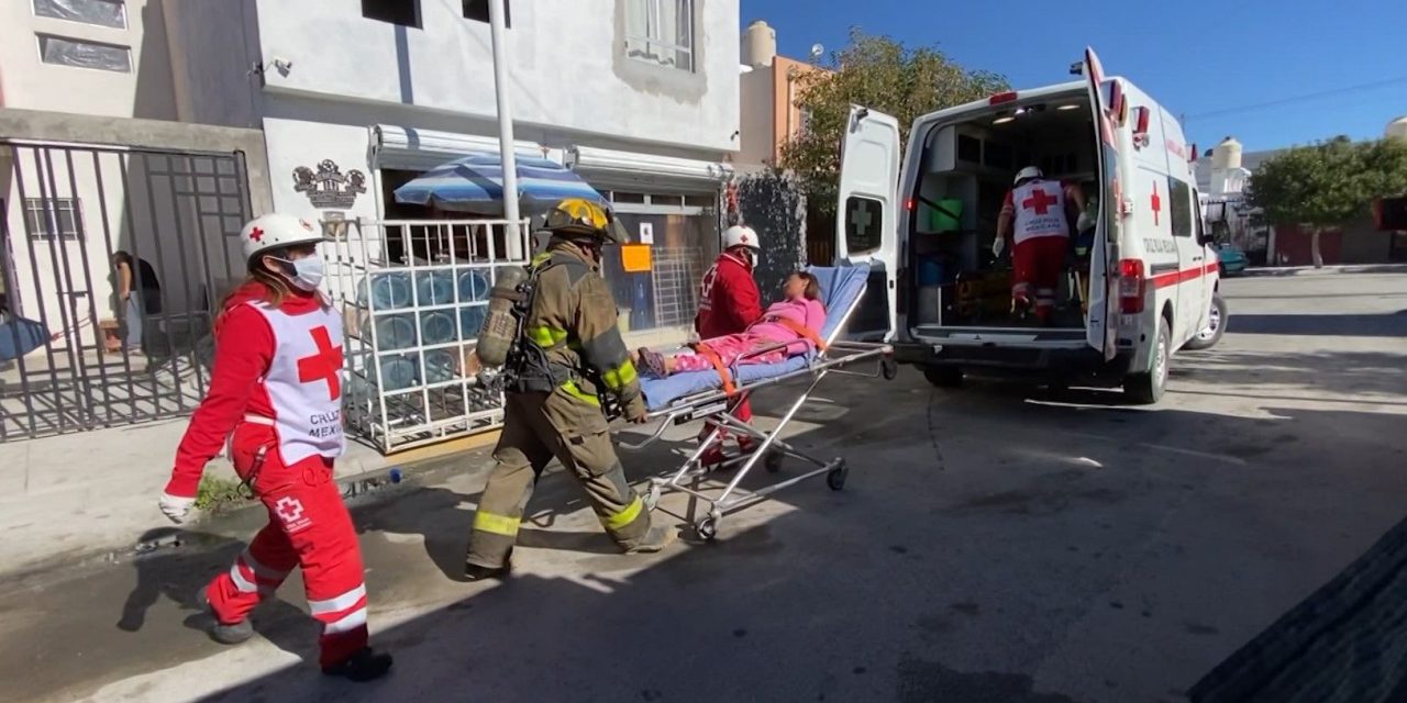 Flamazo deja a una mujer con quemaduras en Saltillo