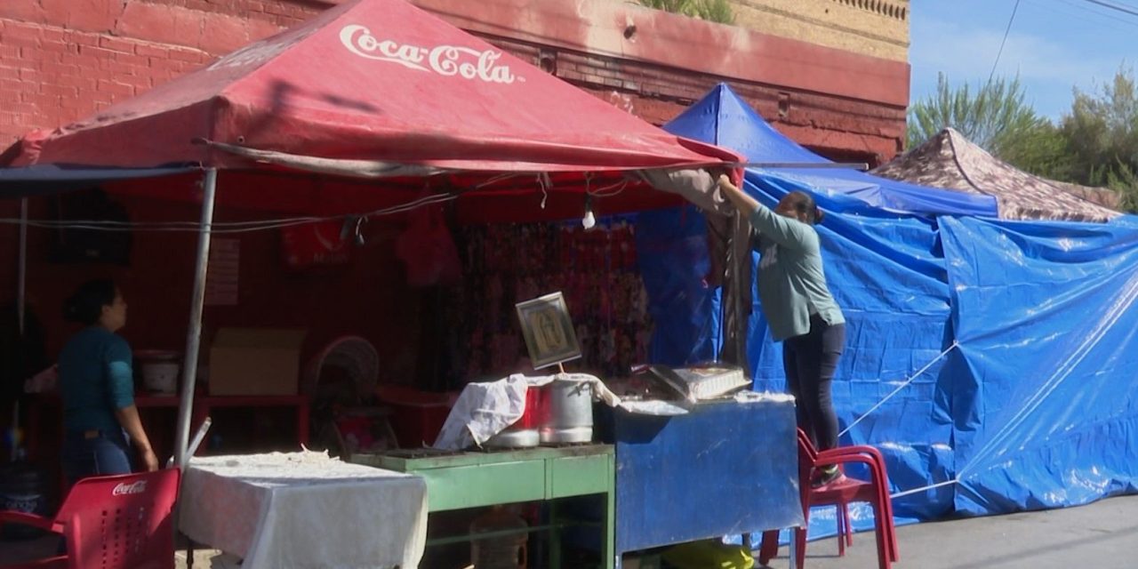 Se instalan comerciantes en Santuario de Guadalupe