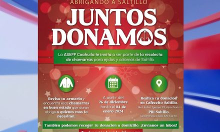 Asociación de Servidores Públicos colecta abrigos en buenas condiciones en Saltillo
