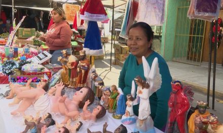 Comerciantes ofertan lo necesario para recibir al Niño Dios en Noche Buena y Navidad en Saltillo