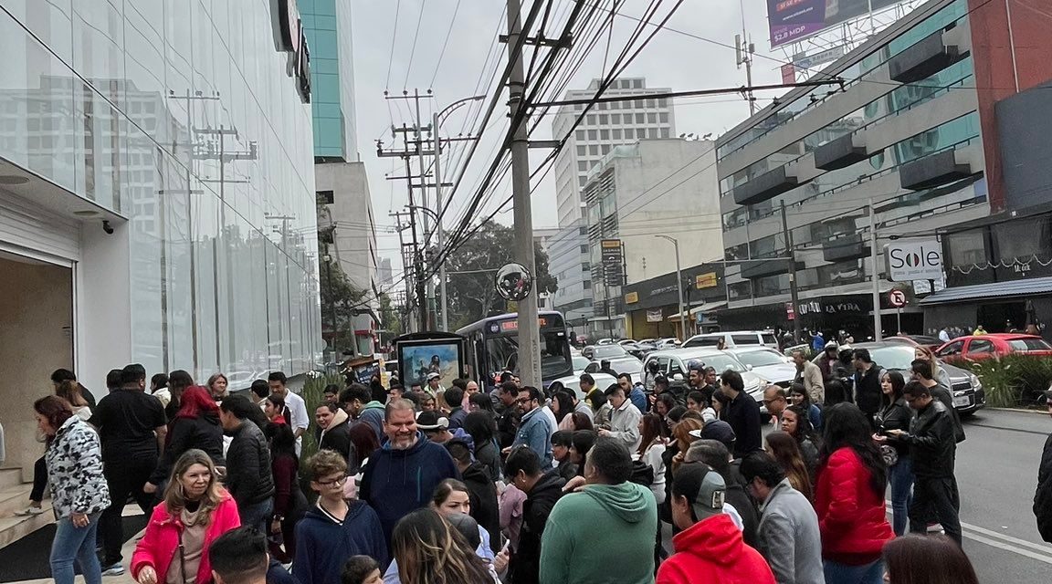 Reportan sismo en la Ciudad de México