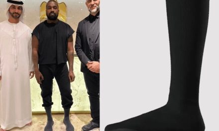Kanye West saca sus nuevos tenis con forma de calcetines