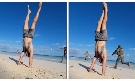 Video: Maestro de yoga captura una persecución en Tulum