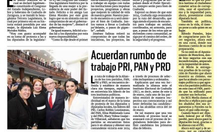 Portada RCG Carbonífera [02 de enero de 2024] ‘El punto de encuentro de todas y todos es Coahuila’; alarman suicidios a la Carbonífera y más…