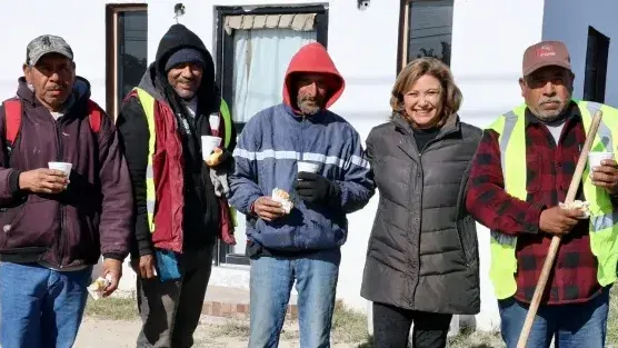 Supervisan trabajos de mantenimiento en Las Lomas en Sabinas