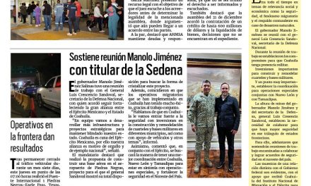 Portada RCG Centro [05 de enero de 2024] Señalan a juez de distrito por rechazar asamblea de socios; anuncian más traslados al nuevo penal y más…