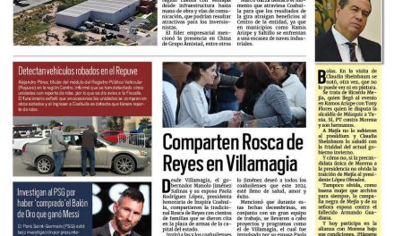 Portada RCG Centro [7 de enero de 2024] Gira de promoción en Asia es clave para desarrollo en la región; Registra región Centro dos suicidios y más…