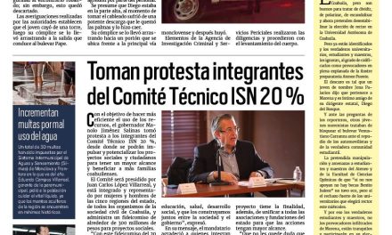 Portada RCG Centro [30 de enero de 2024] Muere al robar en AHMSA; reapertura del bulevar Pape disminuye accidentes y más…